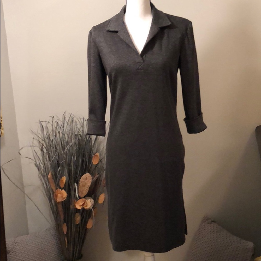 Gray Knit Dress